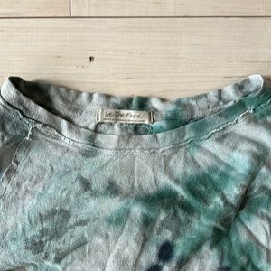 We the free (free people) cozy tie dye long shirt size m